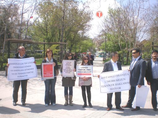   Teknikerler Birliği Basın Açıklaması.Abdi İpekçi Parkı. 30 nisan 2011