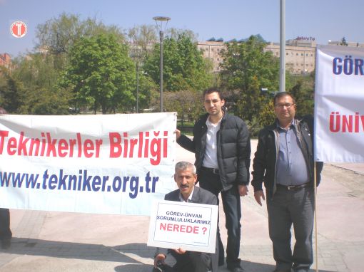   Teknikerler Birliği Basın Açıklaması.Abdi İpekçi Parkı. 30 nisan 2011