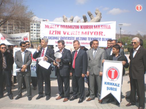   Teknikerler Birliği Basın Açıklaması.Abdi İpekçi Parkı. 30 nisan 2011