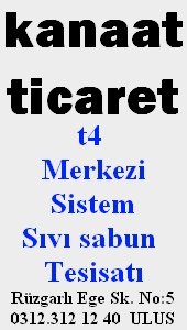  KANAAT TİCARET - Ankara
