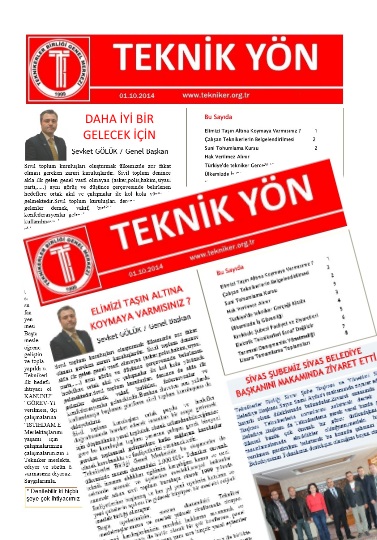 TEKNİK YÖN HABER FAALİYET DERGİSİ